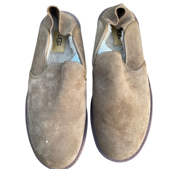 UGG Men\'s Tan Suede Slip-On Shoes main image 6